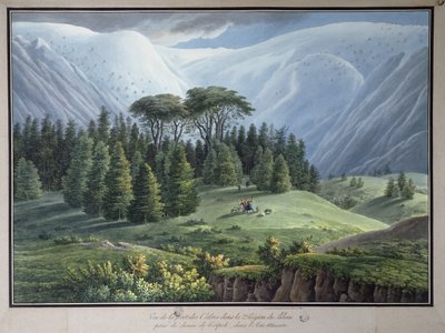 View of the Cedar Forests of Lebanon Seen from the Tripoli Road by Louis Francois Cassas